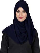 Load image into Gallery viewer, World of Scarfs Soft Chiffon Hijab Scarves Shawls Wraps for Wedding Evening Party Special Occasions Big Size 85 x 180 Cms - World of Scarfs