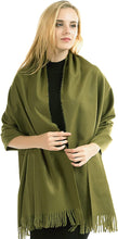 Load image into Gallery viewer, Exclusive Winter Shawl Scarf Wrap 100% Virgin Wool Cashmere Feel for Women Men Unisex 18 Colours NEW - World of Scarfs