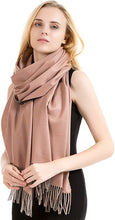 Load image into Gallery viewer, Soft Scarf Womens Ladies Unisex Reversible Two Sided Shawl Wrap Blanket Cashmere Feel 11 Colours WINTER SPECIAL by World of Shawls - World of Scarfs