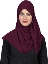 Load image into Gallery viewer, World of Scarfs Soft Chiffon Hijab Scarves Shawls Wraps for Wedding Evening Party Special Occasions Big Size 85 x 180 Cms - World of Scarfs