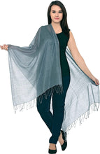 Load image into Gallery viewer, World of Shawls Luxurious Kashmiri 100% Fine Wool Pashmina Shawl Wrap Scarf - World of Scarfs