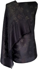 Load image into Gallery viewer, World of Shawls Shimmery Butterfly Lightweight Silky Pashmina Feel Shawl Wrap Stole - World of Scarfs