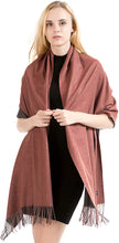 Load image into Gallery viewer, Soft Scarf Womens Ladies Unisex Reversible Two Sided Shawl Wrap Blanket Cashmere Feel 11 Colours WINTER SPECIAL by World of Shawls - World of Scarfs