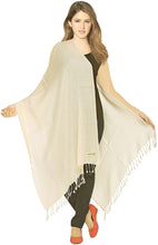 Load image into Gallery viewer, World of Shawls Luxurious Kashmiri Wool & Silk Pashmina Shawl Wrap Scarf - World of Scarfs