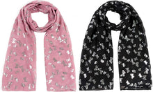 Load image into Gallery viewer, Christmas Bonanza Pack of 2 Scarves Wrap Shawl Scarf for Women Ladies - World of Scarfs