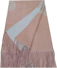 Load image into Gallery viewer, World of Shawls WINTER WARMER Reversible Thick Long Mulberry Tree Print Fashion Scarf Blanket Wrap - World of Scarfs