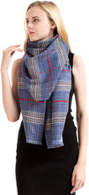 Load image into Gallery viewer, NEW Classic Reversible Plaid Tartan Look Shawl Wrap Blanket Scarf for Women - Warm Soft Cosy UNISEX - World of Scarfs