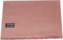 Load image into Gallery viewer, World of Shawls Satin Sateen Shawl Wrap Stole Wedding Occasion Bridesmaid Prom Event - World of Scarfs