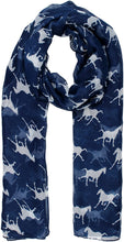 Load image into Gallery viewer, World of Shawls Women Scarf Horses Print Design Ladies Scarves Shawl Wrap Maxi Scarf Sarong - World of Scarfs