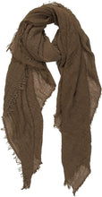 Load image into Gallery viewer, World of Shawls Chic Ladies Cotton Blend Crinkle Distressed Effect Scarf with Fringed Edges - World of Scarfs