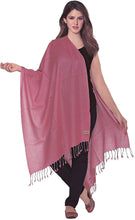 Load image into Gallery viewer, World of Shawls Luxurious Kashmiri 100% Fine Wool Pashmina Shawl Wrap Scarf - World of Scarfs