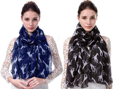 Load image into Gallery viewer, Christmas Bonanza Pack of 2 Scarves Wrap Shawl Scarf for Women Ladies - World of Scarfs