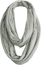 Load image into Gallery viewer, Wrap & Go Trendy Unisex Ladies Women's Men's Jersey Cotton Solid Infinity Circle Tube Loop Snood Scarf by World of Shawls - World of Scarfs