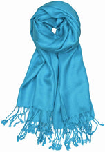 Load image into Gallery viewer, World of Shawls Handcrafted Soft Pashmina Shawl Wrap Scarf in Solid Colors High Quality 100% Viscose - World of Scarfs