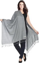 Load image into Gallery viewer, World of Shawls Luxurious Kashmiri 100% Fine Wool Pashmina Shawl Wrap Scarf - World of Scarfs