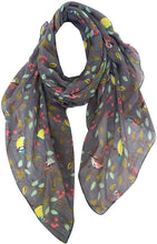 Load image into Gallery viewer, World of Shawls New Butterfly Print Ladies Celebrity Style Scarves Maxi, Scarf, Wrap, Sarong, shawls - World of Scarfs