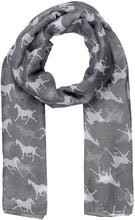 Load image into Gallery viewer, World of Shawls Horse Print Design Ladies Girls Scarf Scarves Shawl Wrap Maxi Sarong - World of Scarfs