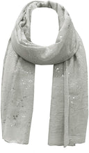 Load image into Gallery viewer, World of Shawls Sparkle Splash Effect Scarf Shawl Wrap for Casual Formal Wedding Prom Party Evening Day Wear - World of Scarfs