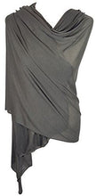 Load image into Gallery viewer, Ladies Jersey Scarf Wrap Stole Warm Soft Stretchy - World of Scarfs