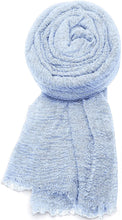 Load image into Gallery viewer, World of Shawls Chic Ladies Cotton Blend Crinkle Distressed Effect Scarf with Fringed Edges - World of Scarfs