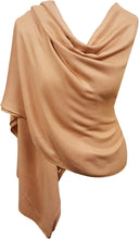 Load image into Gallery viewer, World of Shawls Pashmina To Go Unisex Extra Large Plain Pashmina Scarf Shawl Stole Wrap High Quality 100% Viscose - World of Scarfs