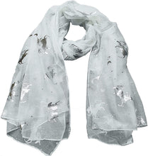 Load image into Gallery viewer, World of Shawls New Celebrity Style Design Glitter Unicorn Scarf Wraps Shawl Soft Scarves Ideal Gift - World of Scarfs