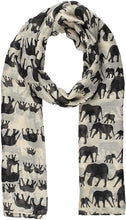 Load image into Gallery viewer, World of Shawls Ladies Womens Elephant Print Scarf Wraps Shawl Soft Scarves Sarong - World of Scarfs