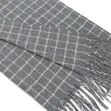Load image into Gallery viewer, World of Shawls WINTER WARMER Thick Large Window Pane/Check/Graph Fashion Scarf Blanket Wrap Unisex - World of Scarfs