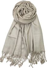 Load image into Gallery viewer, World of Shawls Handcrafted Soft Pashmina Shawl Wrap Scarf in Solid Colors High Quality 100% Viscose - World of Scarfs