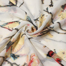 Load image into Gallery viewer, World of Shawls Winter Christmas Robin Bird Print Girls Lady Women Colorful Long Cute Scarf Wraps Shawl Soft Scarves Maxi - World of Scarfs