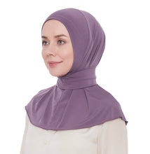 Load image into Gallery viewer, Ready To Go Instant Hijab for Ladies Girls Women With Tie Back Buttons Premium Quality Jersey Scarf - World of Scarfs