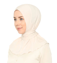 Load image into Gallery viewer, Ready To Go Instant Hijab for Ladies Girls Women With Tie Back Buttons Premium Quality Jersey Scarf - World of Scarfs