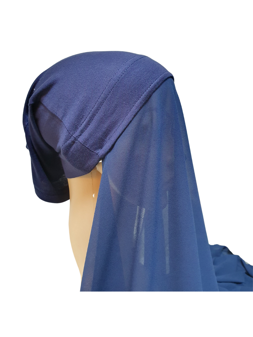 Instant Chiffon Hijab Scarf With Inner Cap One Piece for Ladies Girls Women - World of Shawls