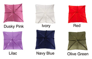 Satin Silk Square Large 90 cm X 90 cm Plain Nautical Head Neck Best Gift for Your Loved Ones Scarf Wrap - World of Shawls
