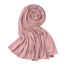 Load image into Gallery viewer, Ladies Girls Hijab Jersey Scarf Wrap Stole Warm Soft Stretchy - World of Shawls
