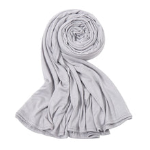 Load image into Gallery viewer, Ladies Girls Hijab Jersey Scarf Wrap Stole Warm Soft Stretchy - World of Shawls
