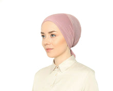 Load image into Gallery viewer, Climate Control Bonnet/Cap with Net Fabric and Tie Back - World of Shawls
