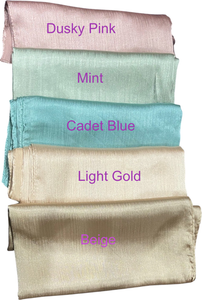 Sumptuously Soft Luxury Premium Crinkle Soft Lush Silk Hijab Scarf Plain Wrap Stripe Satin Luxe - World of Shawls