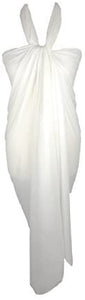 World of Shawls Plain Sarong, Coverup, Scarf, Big Size 110cm x 200cm - World of Scarfs
