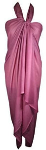 World of Shawls Plain Sarong, Coverup, Scarf, Big Size 110cm x 200cm - World of Scarfs