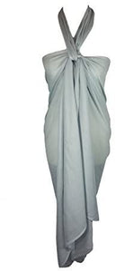 World of Shawls Plain Sarong, Coverup, Scarf, Big Size 110cm x 200cm - World of Scarfs
