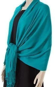 NEW HIGH QUALITY SILKY CASHMERE FEEL PASHMINA SHAWL/SCARF/WRAP - World of Scarfs