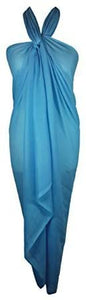 World of Shawls Plain Sarong, Coverup, Scarf, Big Size 110cm x 200cm - World of Scarfs