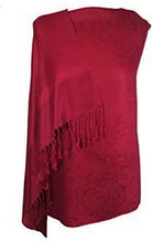 Load image into Gallery viewer, World of Shawls Jacquard Paisley Design Soft Pashmina Feel Scarf Stole Wrap Luxurious and Warm - World of Scarfs
