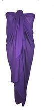 Load image into Gallery viewer, World of Shawls Plain Sarong, Coverup, Scarf, Big Size 110cm x 200cm - World of Scarfs
