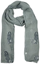 Load image into Gallery viewer, World Of Shawls Girls Lady Women Cute Cats Print Scarf Wraps Shawl Soft Scarves Maxi - World of Scarfs
