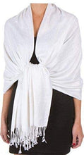 Load image into Gallery viewer, World of Shawls Super Soft Pashmina Shawl Scarf Wrap - World of Scarfs
