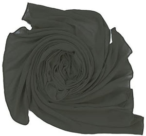 World of Shawls Ladies Chic Breezy Flowing Bubble Chiffon Scarf Stole Wedding Party Occasion Prom - World of Scarfs