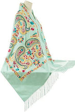 Load image into Gallery viewer, World of Shawls Beautiful Embroidered Pashmina Feel Wrap Scarf Scarves Stole Shawl - World of Scarfs
