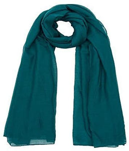 World Of Shawls Big Size Maxi Plain Scarf Hijab Sarong Shawl Wrap Cape 100% Soft Viscose - World of Scarfs